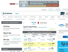 Tablet Screenshot of garygasprices.com